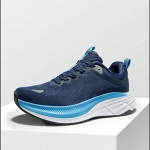 Men's Navy and Light Blue Athletic Shoes